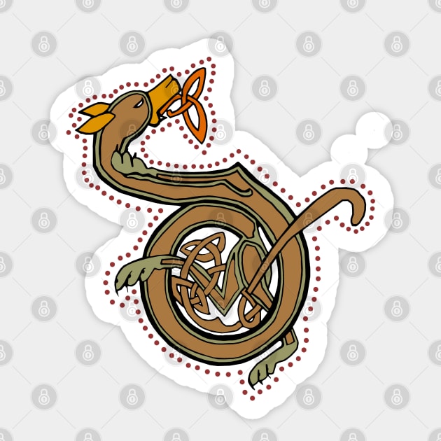 Celtic Hound Letter D Sticker by Donnahuntriss